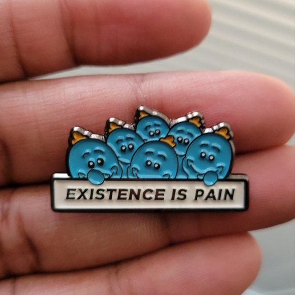 Rick and Morty Existence Is Pain Enamel Pin - Picture 2 of 2